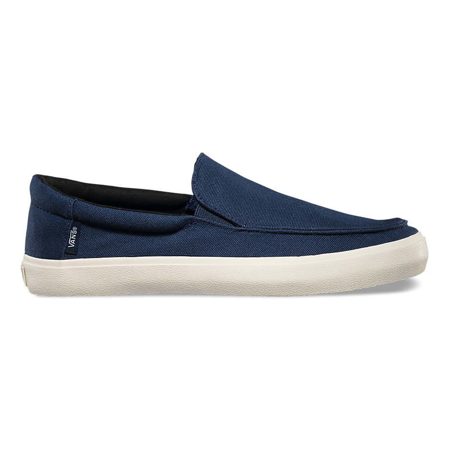 blue slip on shoes